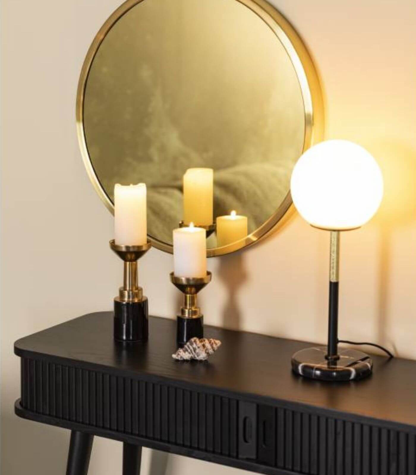 bougeoir glam - noir - m 4 bougeoir glam - noir - m – image 4