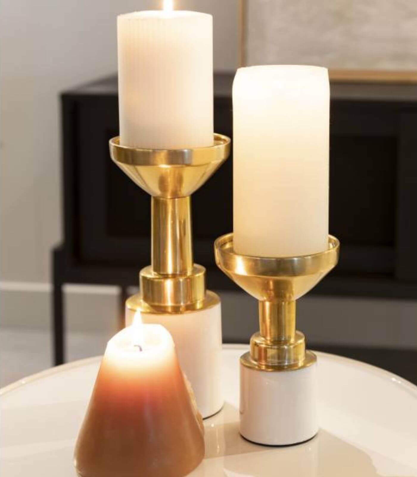 bougeoir glam - blanc - s 4 bougeoir glam - blanc - s – image 4