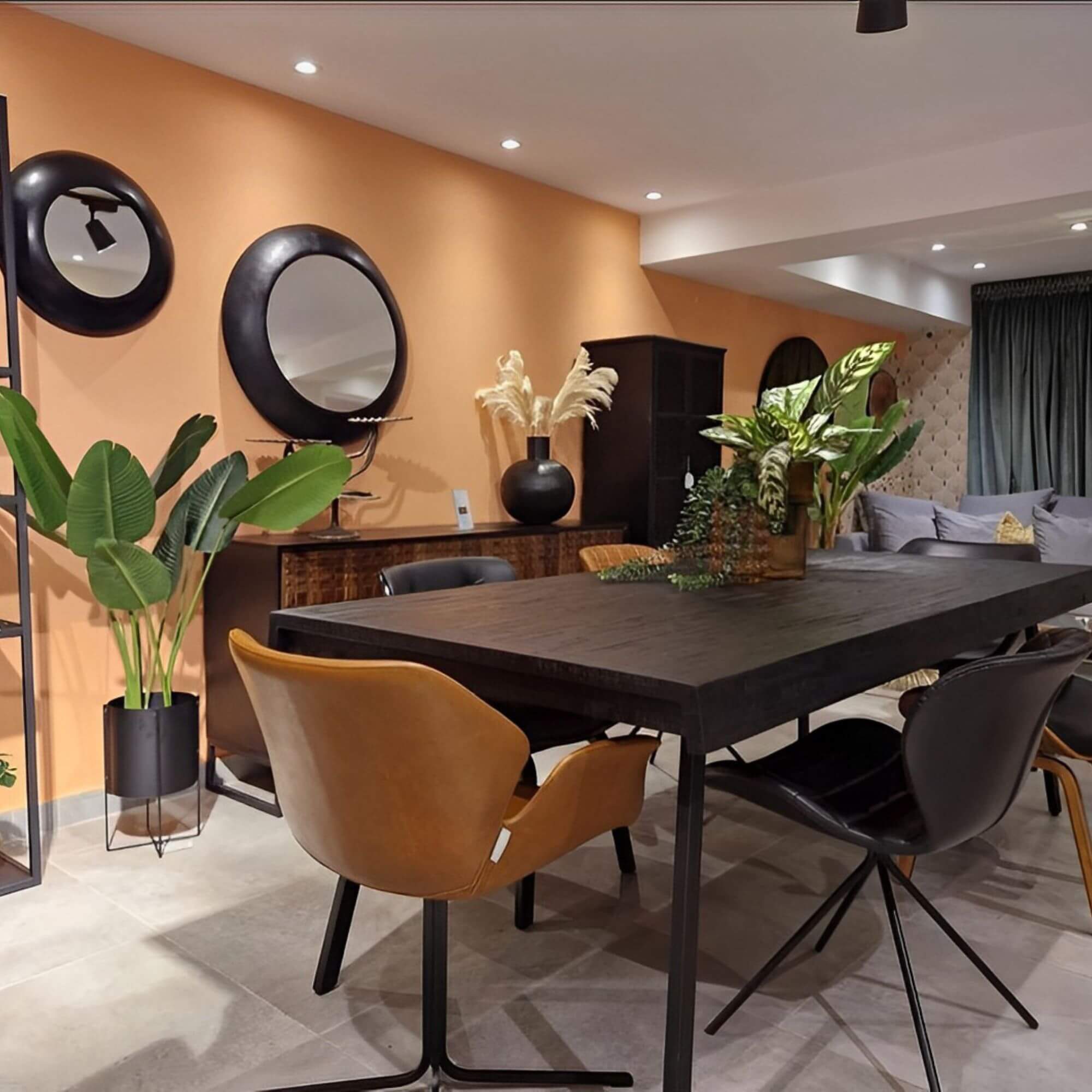 table/bureau suri 220x100 cm - noir 3 table/bureau suri 220x100 cm - noir – image 3