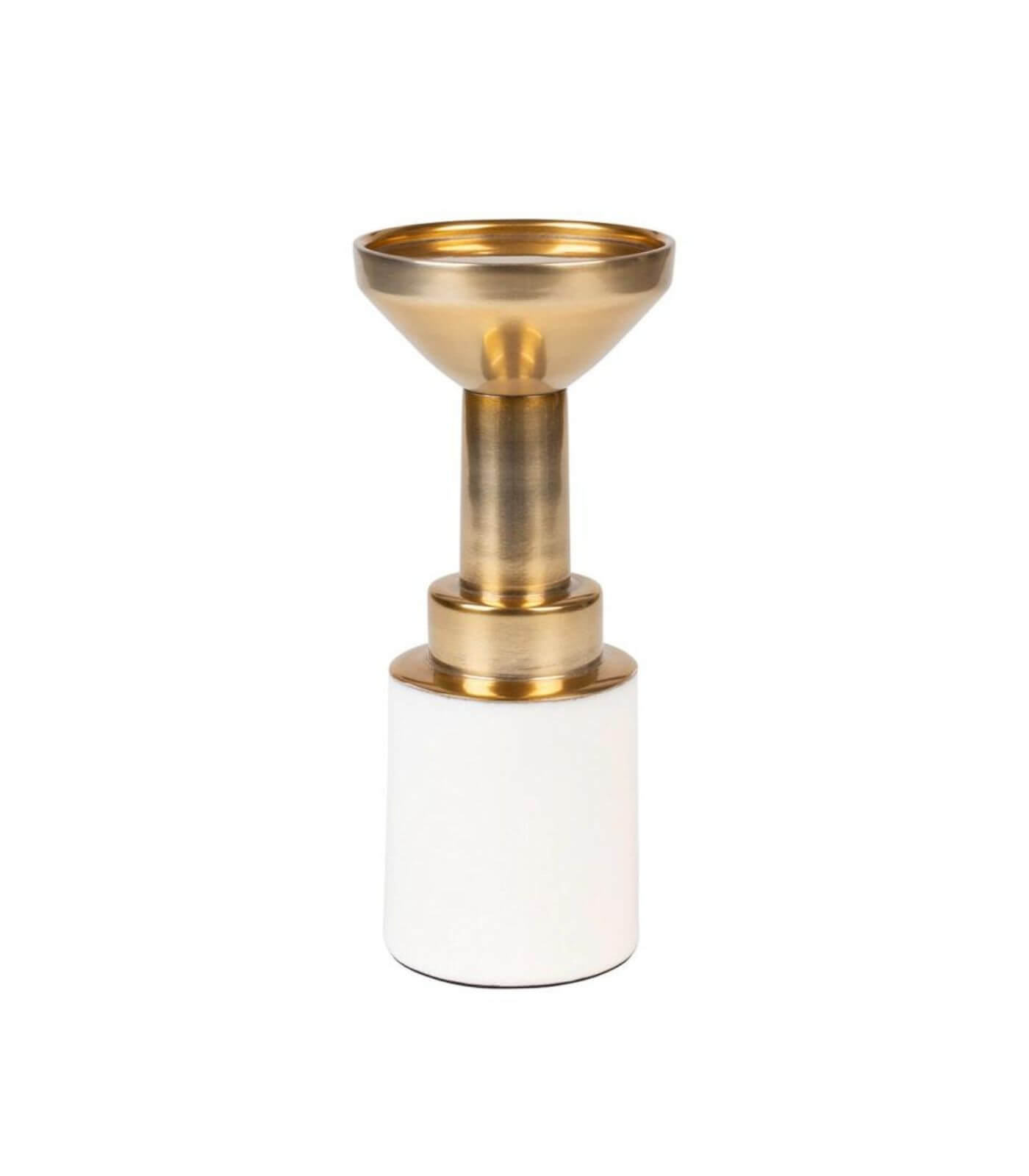 bougeoir glam - blanc - m 1 bougeoir glam - blanc - m