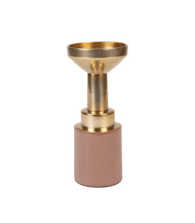 Bougeoir Glam - Saumon - M