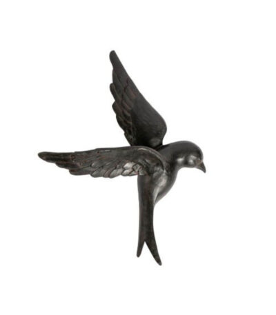 Décoration murale Avaler XL - Porcelaine noire - H 58 x L 42 cm