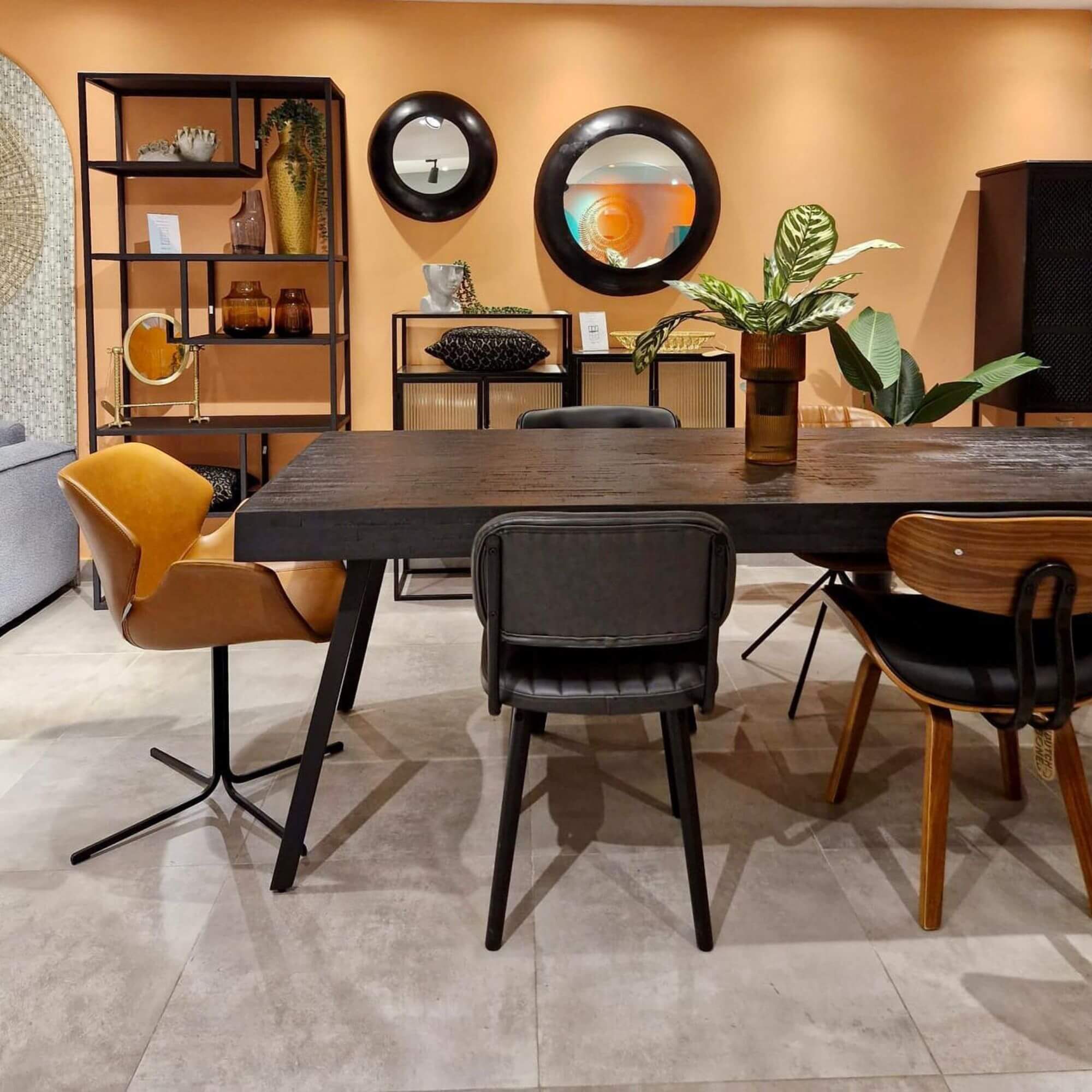 table/bureau suri 220x100 cm - noir 2 table/bureau suri 220x100 cm - noir – image 2