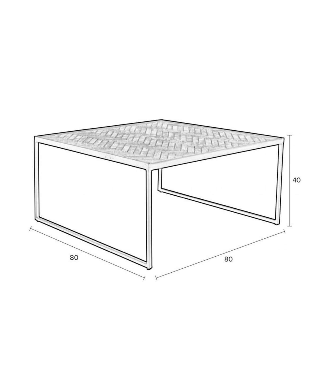 table basse carrée parker 7 table basse carrée parker – image 7