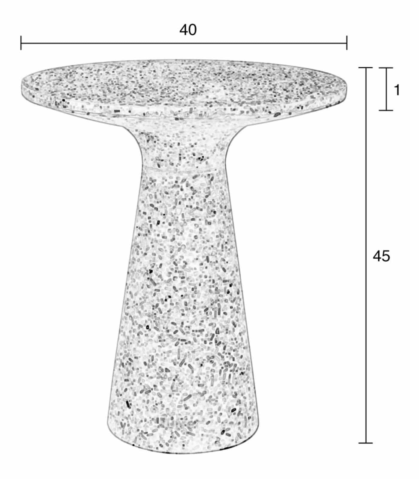 table d'appoint victoria m - recyclé - indoor/outdoor 5 table d'appoint victoria m - recyclé - indoor/outdoor – image 5