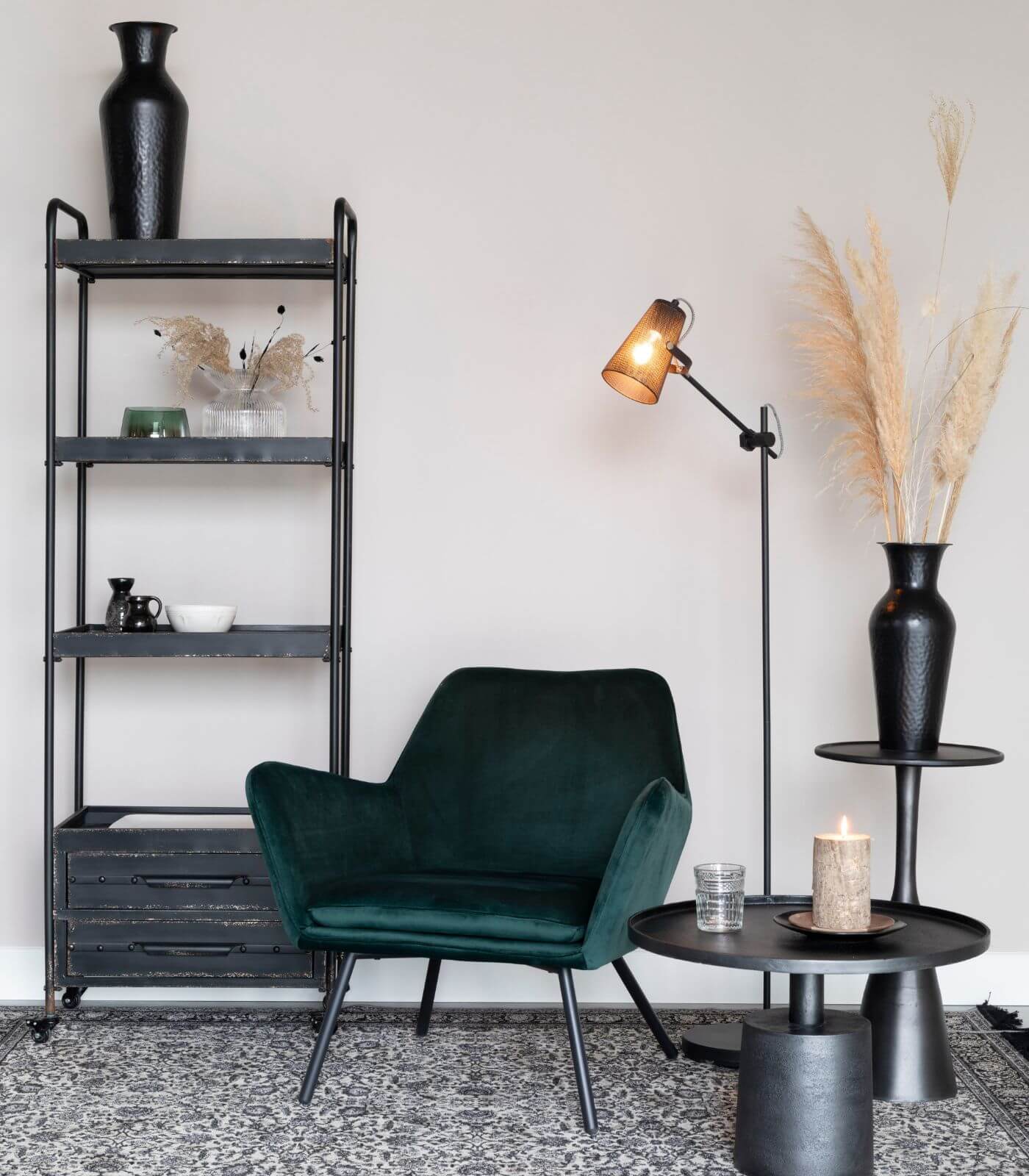 vase dunja s - noir - waterproof 3 vase dunja s - noir - waterproof – image 3