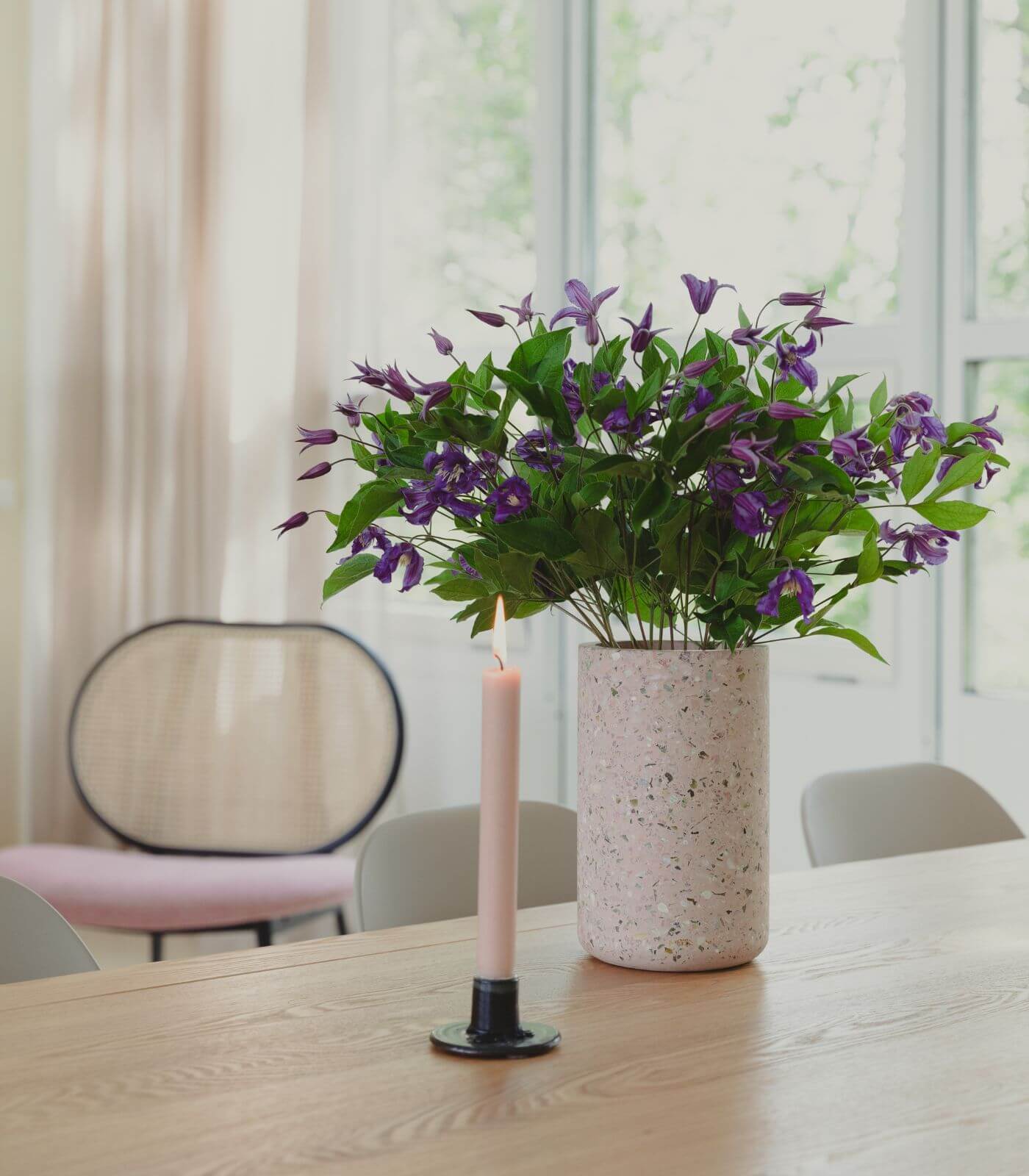 vase fajen rose - terrazzo 2 vase fajen rose - terrazzo – image 2