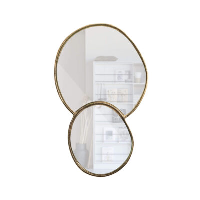 Miroir double Shay - H 45 x L 28 cm