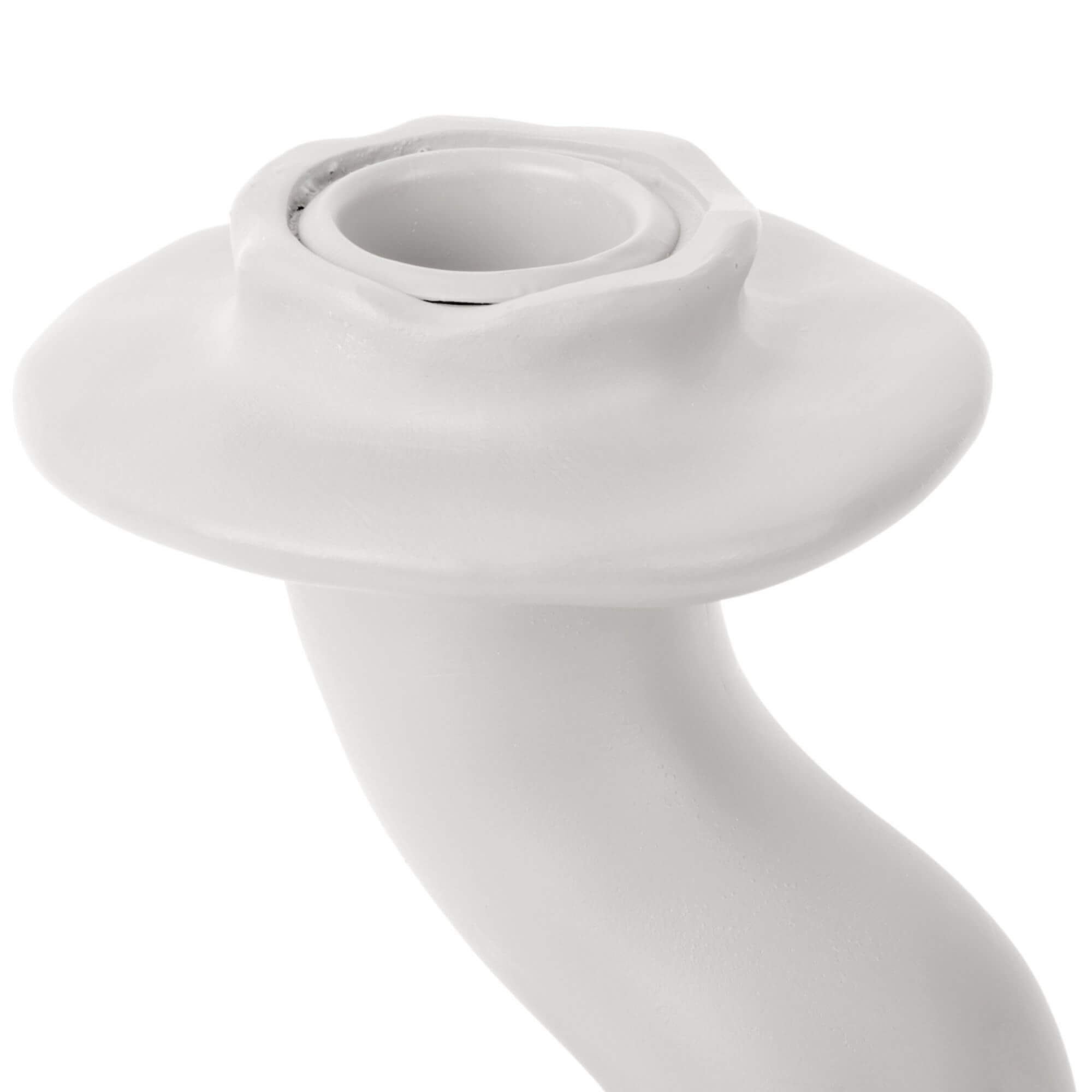 bougeoir/déco swirl - blanc - l 2 bougeoir/déco swirl - blanc - l – image 2