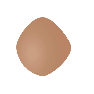 home 52 miroir organic rond - bronze - ø 40 cm