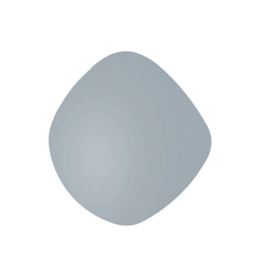 home 76 miroir organic rond - fumé - ø 40 cm