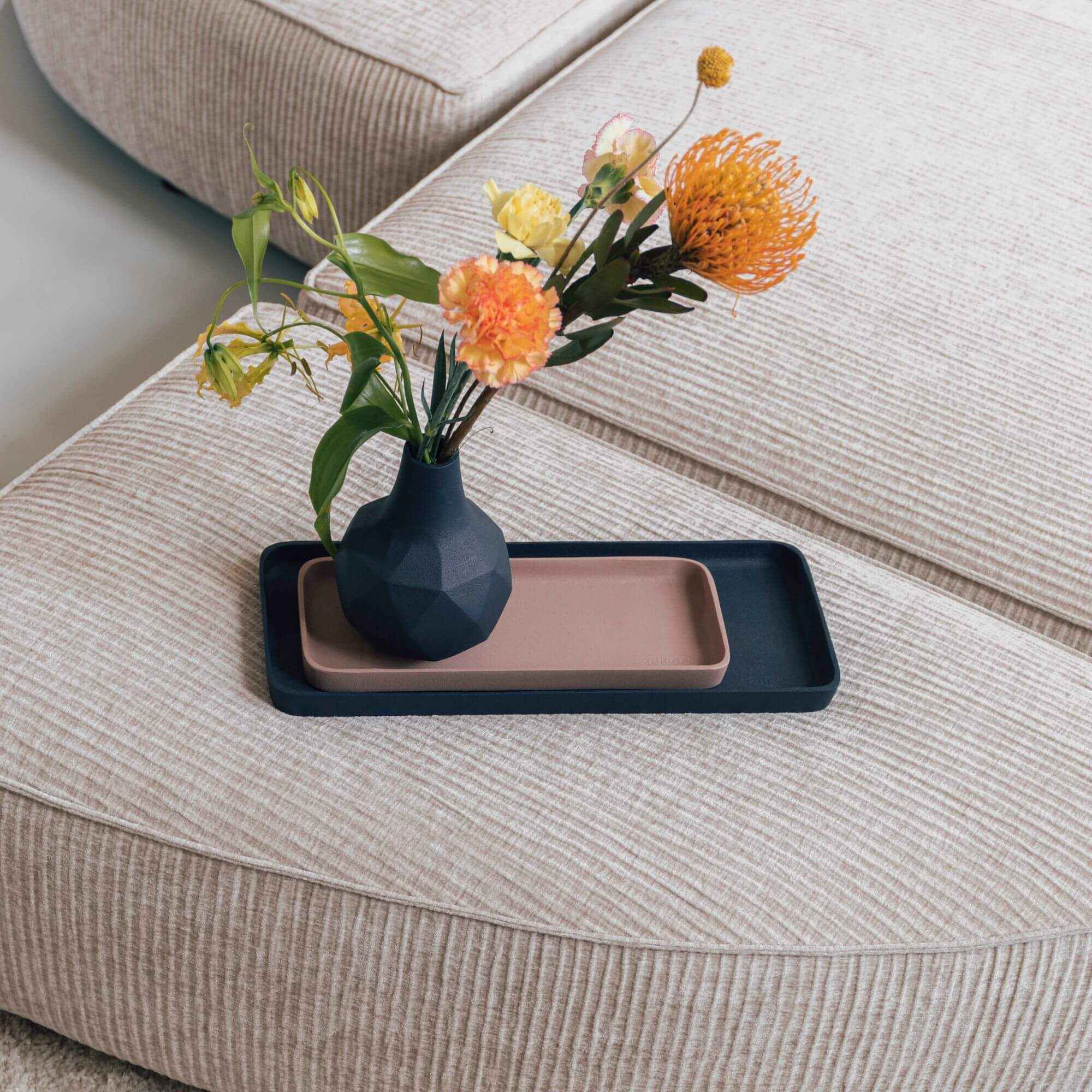 vase bloom - bleu - alu 2 vase bloom - bleu - alu – image 2