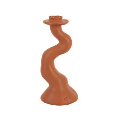 Bougeoir/Déco Swirl - Terracotta - M