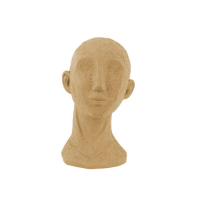 statue face art - sand