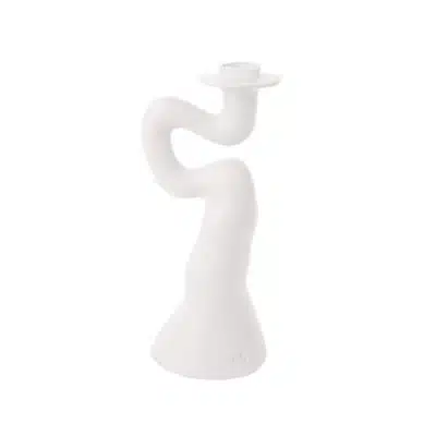 home 56 bougeoir/déco swirl - blanc - l