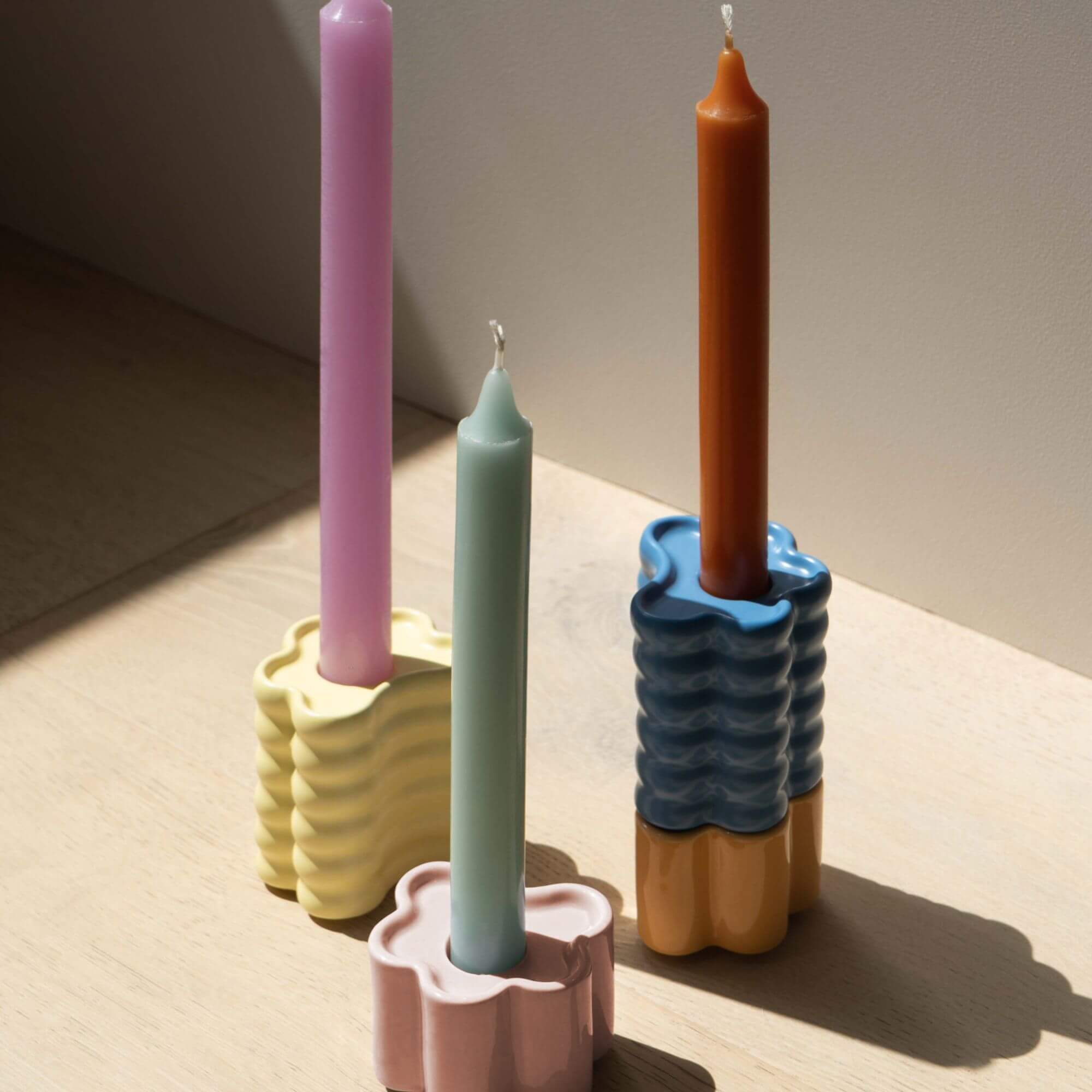 bougeoir flora - jaune - l 7 bougeoir flora - jaune - l – image 7