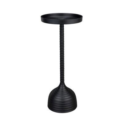 Table d'appoint Turner - Noir - Ø 21 x H 61 cm