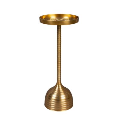 Table d'appoint Turner - Doré - Ø 21 x H 61 cm