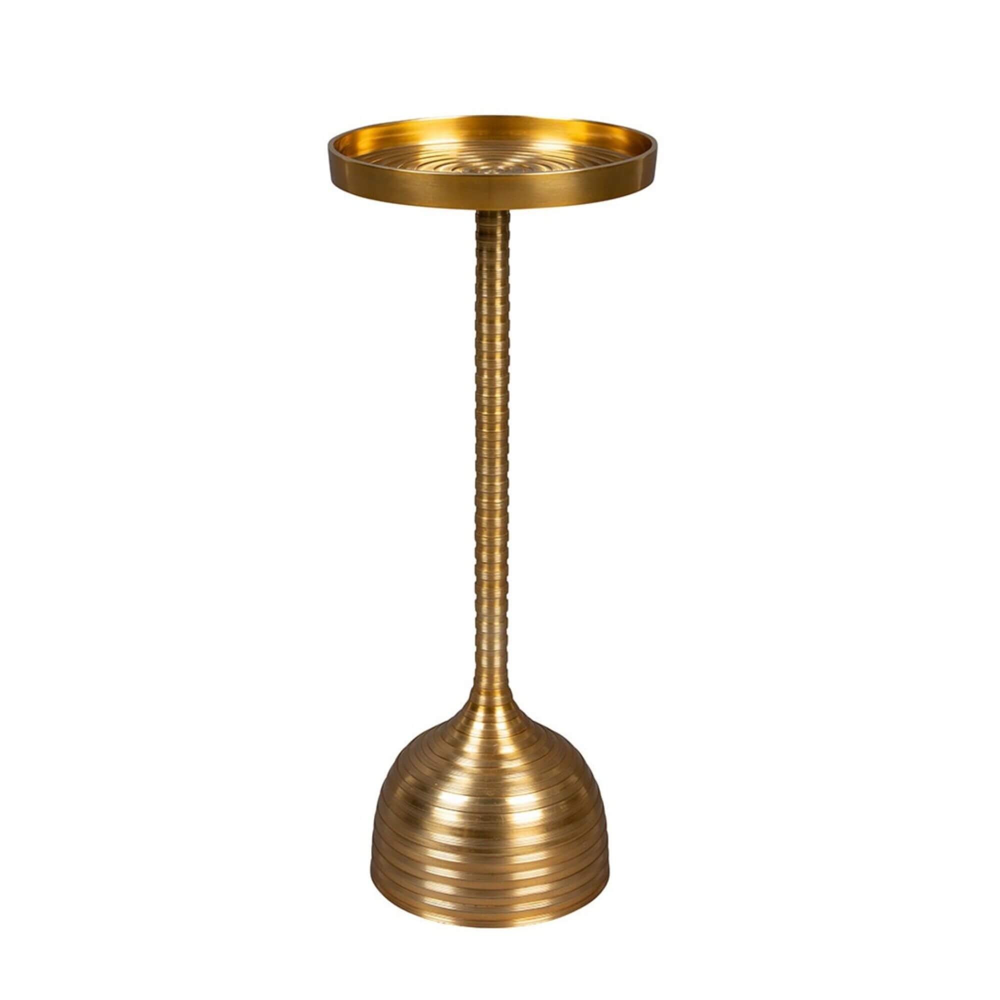 table d'appoint turner - doré - ø 21 x h 61 cm 1 table d'appoint turner - doré - ø 21 x h 61 cm