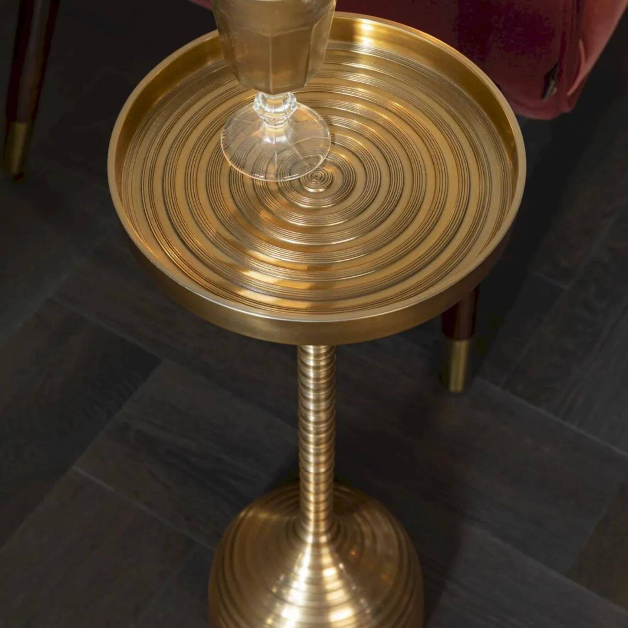 table d'appoint turner - doré - ø 21 x h 61 cm 6 table d'appoint turner - doré - ø 21 x h 61 cm – image 6