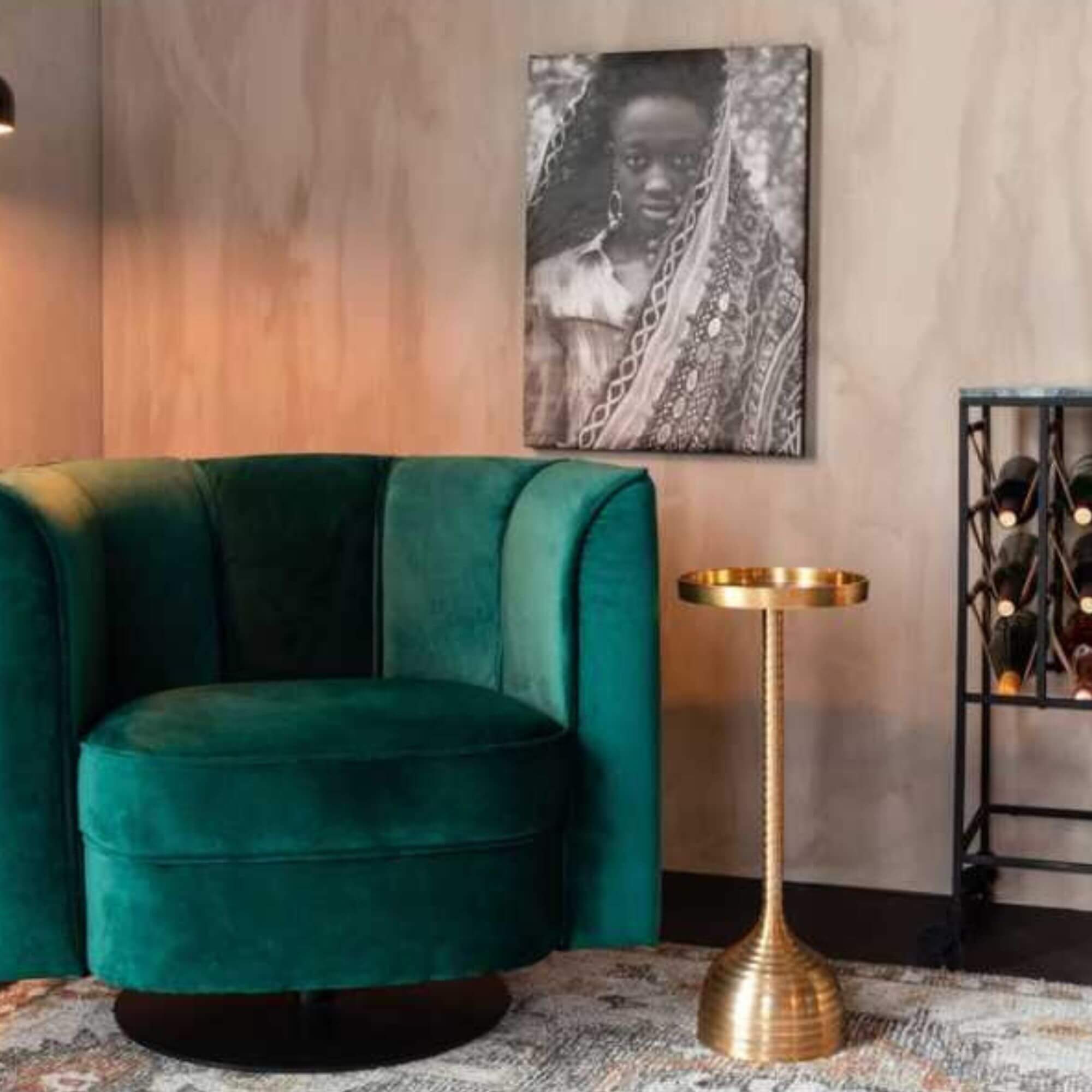 table d'appoint turner - doré - ø 21 x h 61 cm 3 table d'appoint turner - doré - ø 21 x h 61 cm – image 3