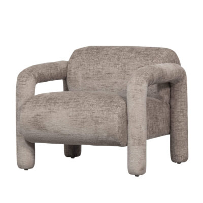 Fauteuil Lounge Lenny - Taupe