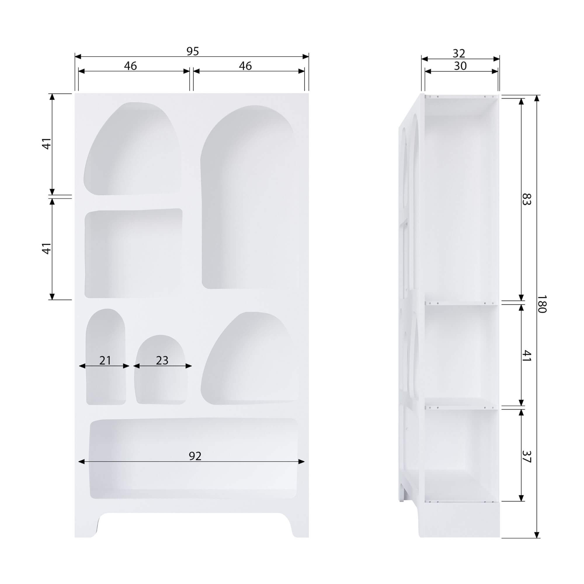 bibliothèque caz - h 180 x l 95 cm 11 bibliothèque caz - h 180 x l 95 cm – image 11