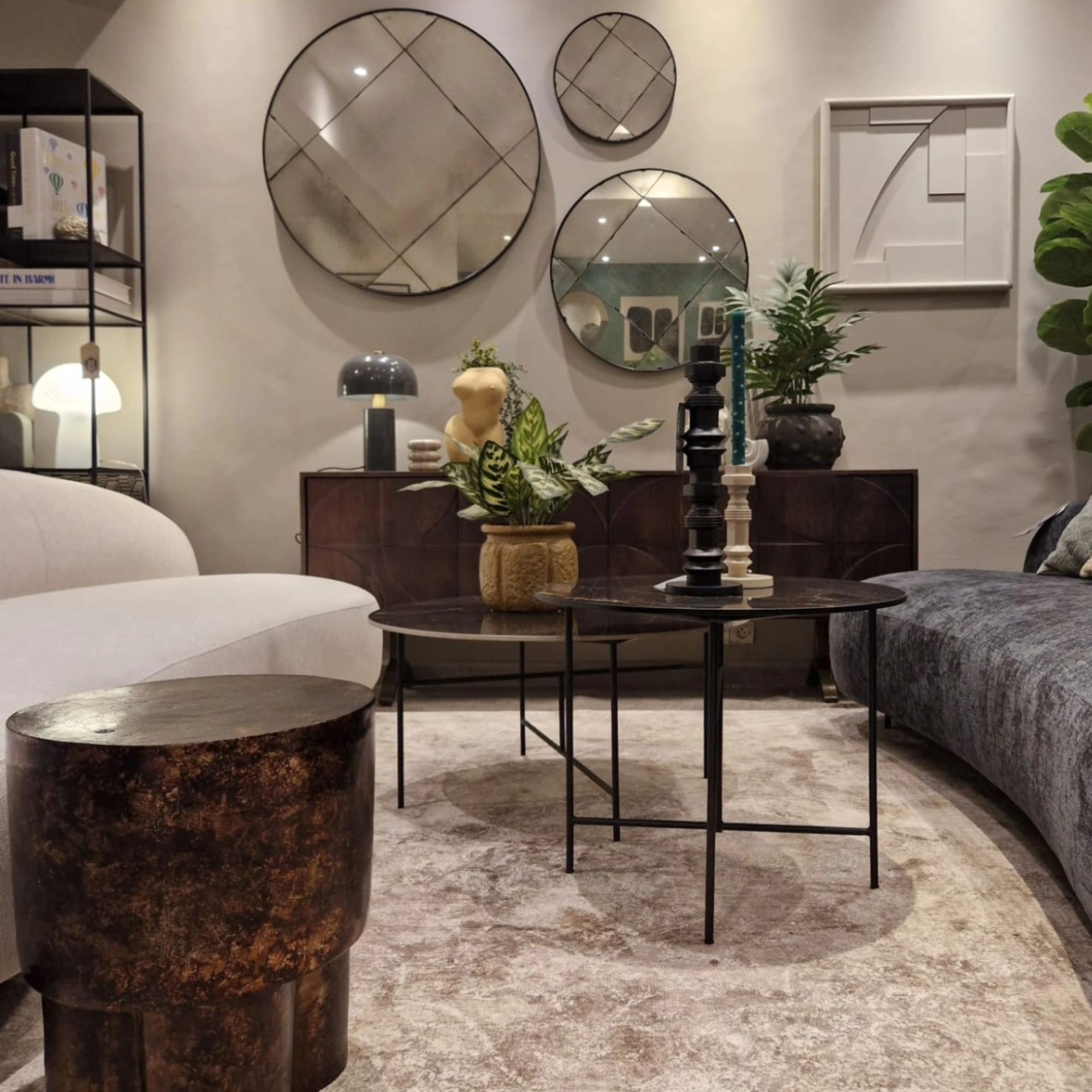 table d'appoint ariel - h 42 x ø 36 cm 2 table d'appoint ariel - h 42 x ø 36 cm – image 2