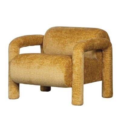 Fauteuil Lounge Lenny - Moutarde