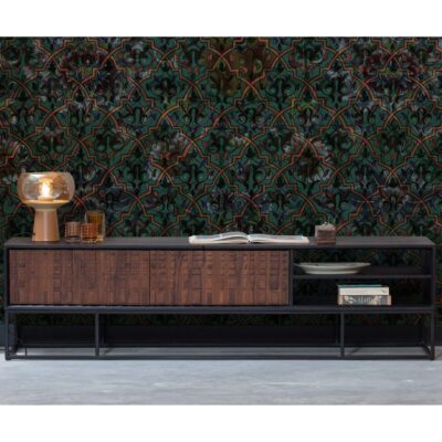 home 82 meuble tv nuts - l 175 x h 46 cm