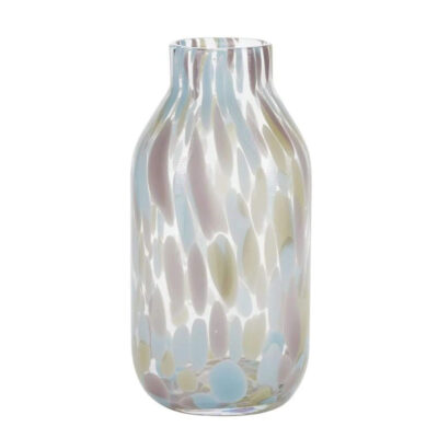 vase pastel dots