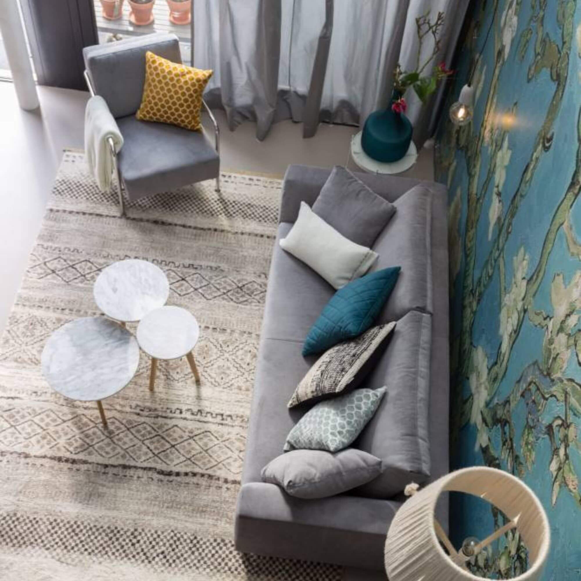 coussin diamond - 50 x 50 cm - emeraude 3 coussin diamond - 50 x 50 cm - emeraude – image 3