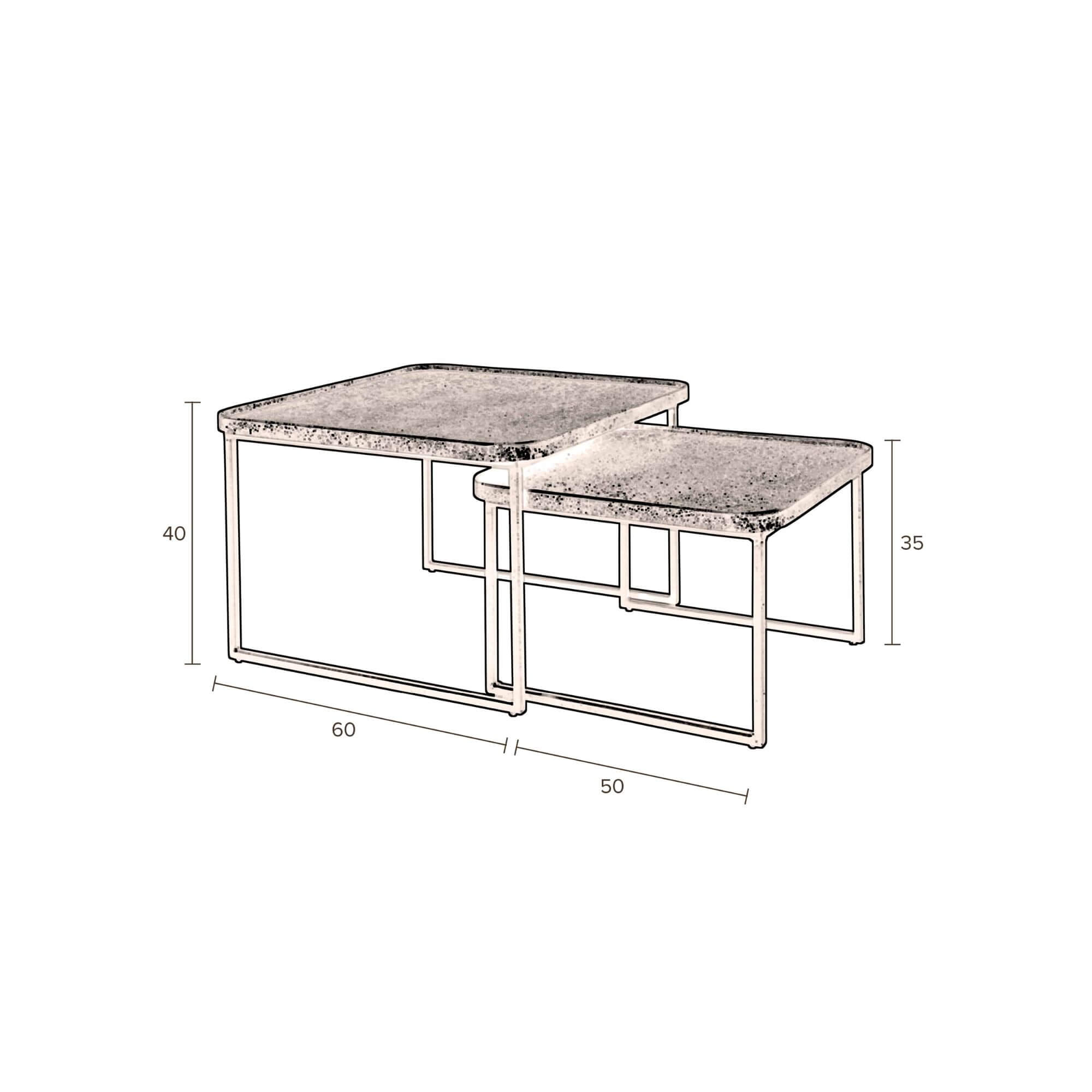 table basse winston - set de 2 7 table basse winston - set de 2 – image 7