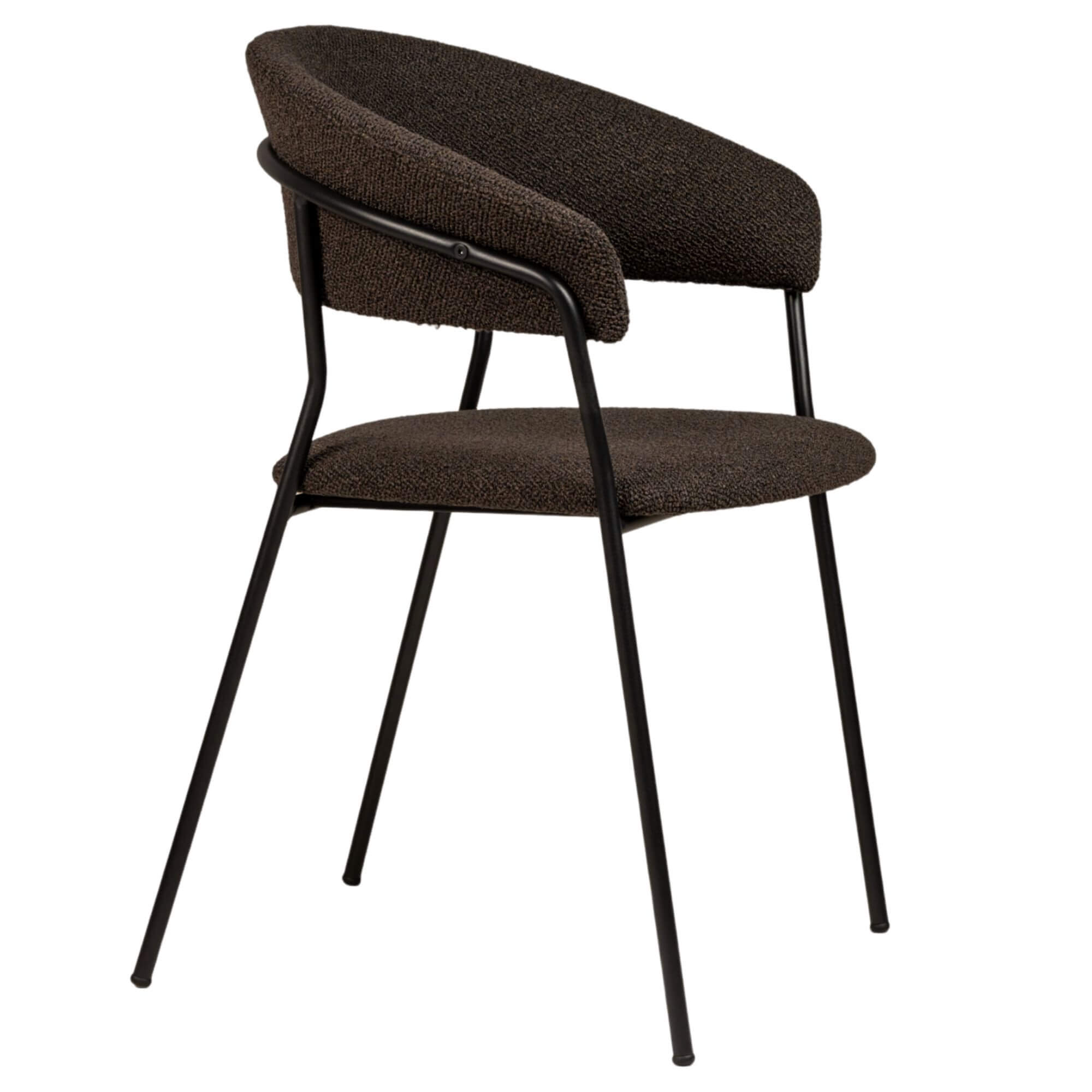 chaise jojo - bouclette - choco 8 chaise jojo - bouclette - choco – image 8