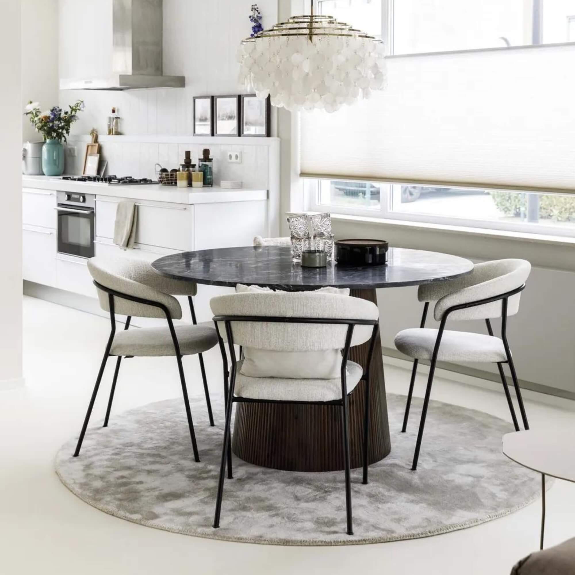 chaise jojo - bouclette - gris 12 chaise jojo - bouclette - gris – image 12