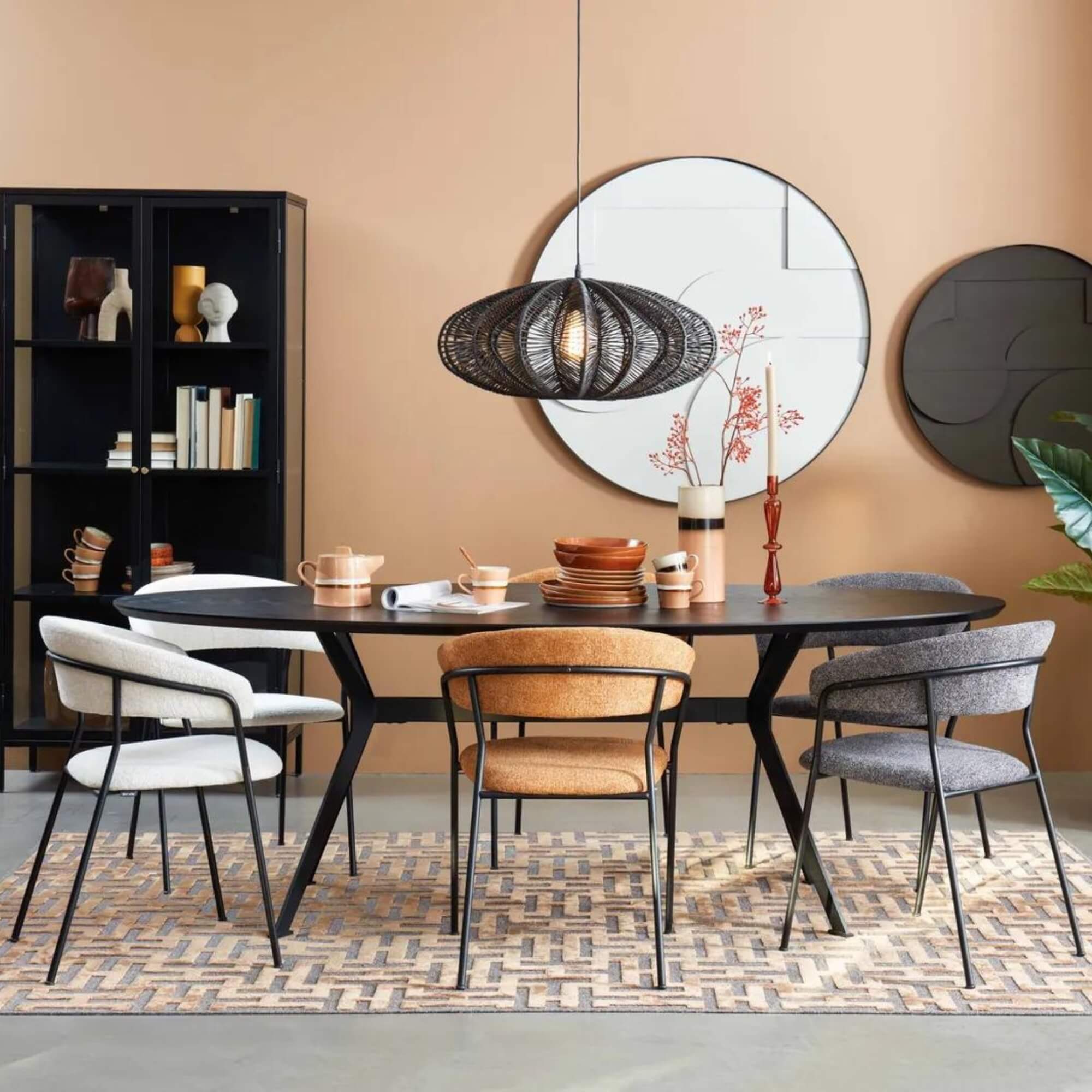 chaise jojo - bouclette - gris 7 chaise jojo - bouclette - gris – image 7