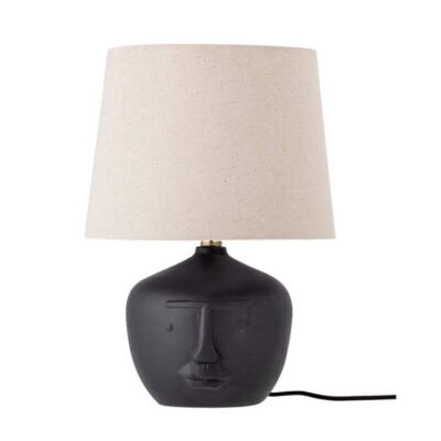 lampe à poser matheo - terre cuite | lin