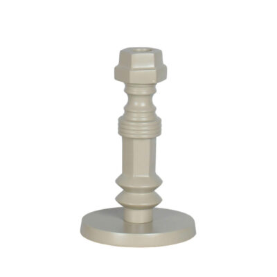 Bougeoir Totem - Taupe - S