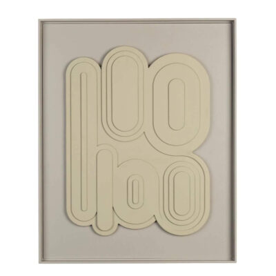 Tableau August - Rice - H 64 x L 52 cm 