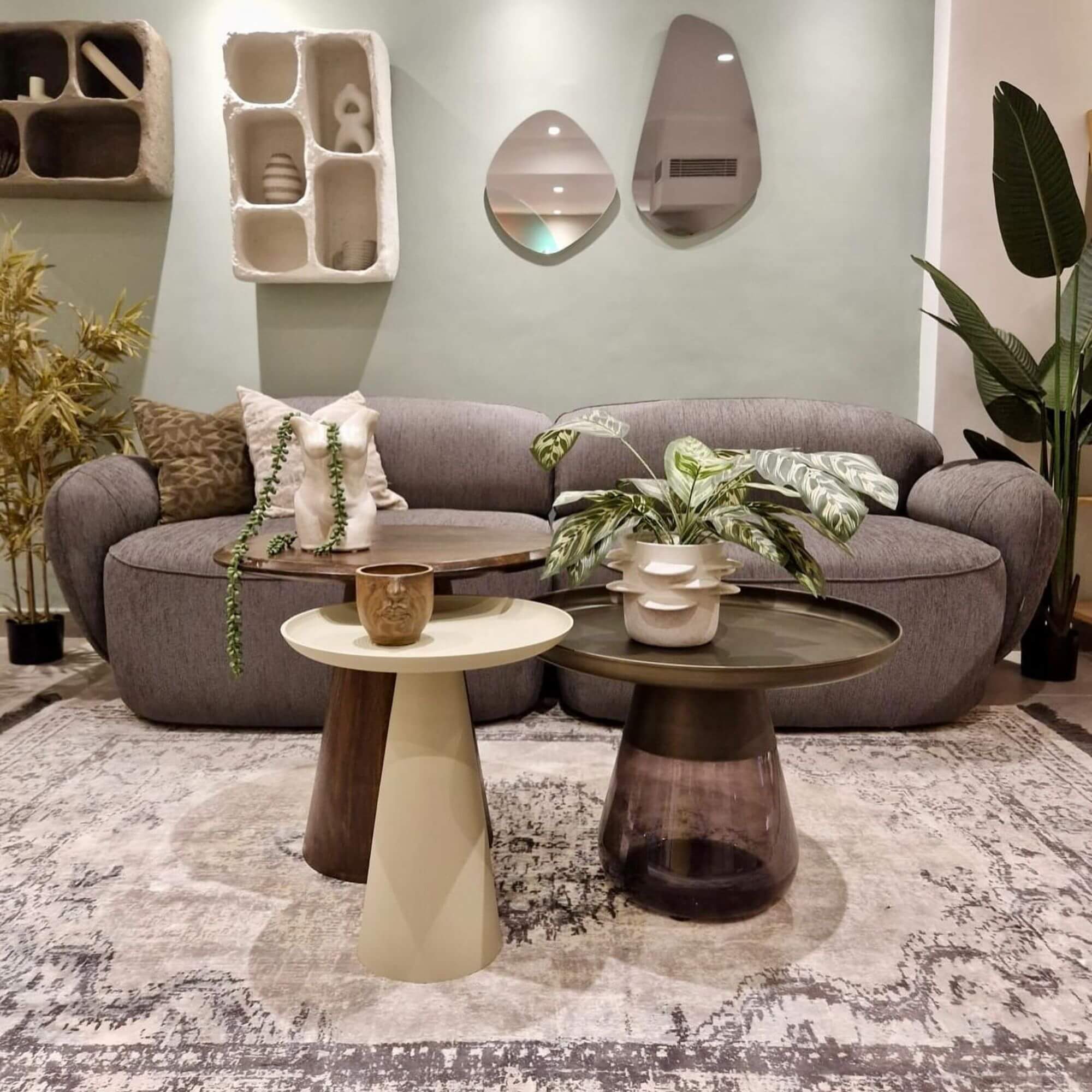 table d'appoint posture - ø 60 x h 52 cm - noyer 10 table d'appoint posture - ø 60 x h 52 cm - noyer – image 10