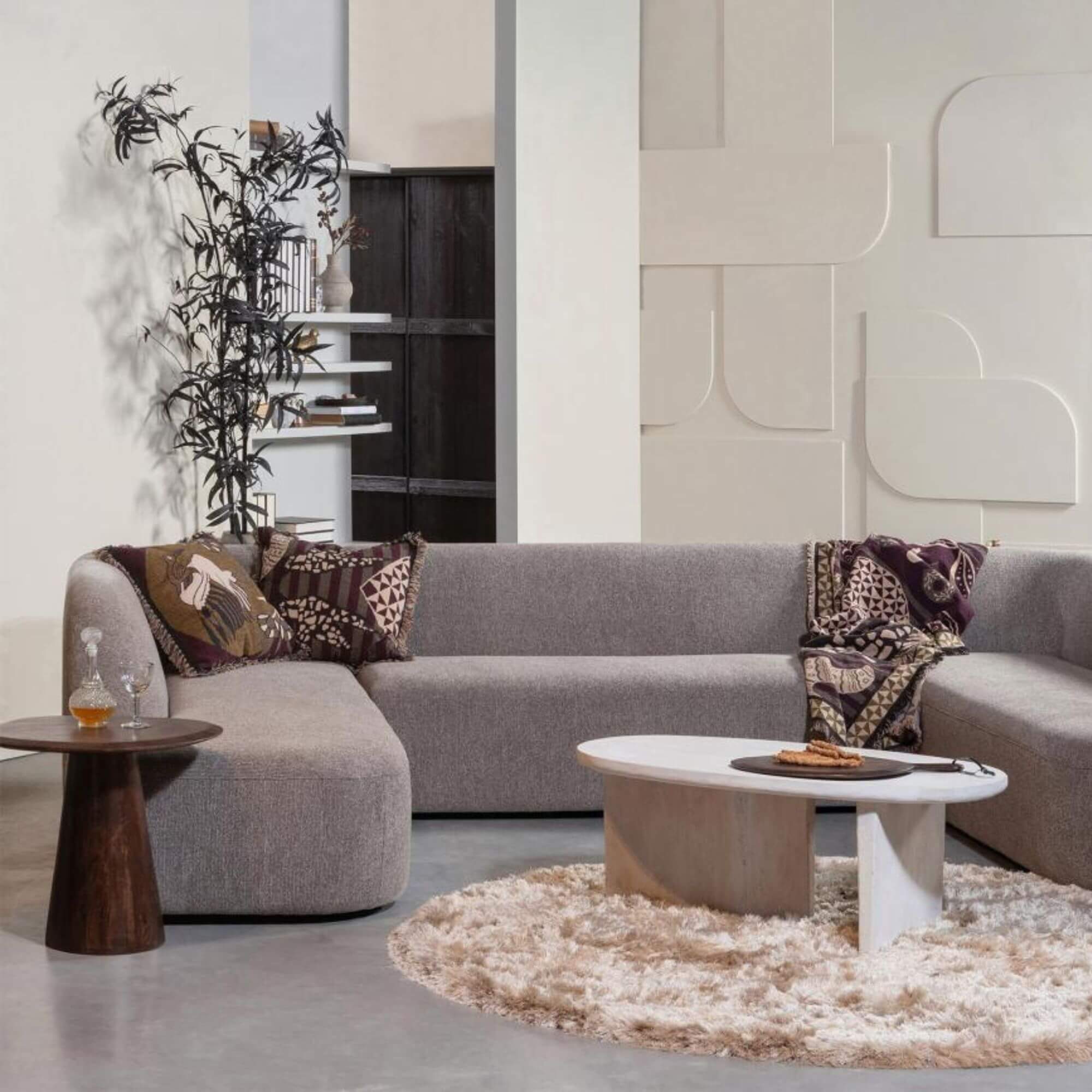 table d'appoint posture - ø 60 x h 52 cm - noyer 8 table d'appoint posture - ø 60 x h 52 cm - noyer – image 8