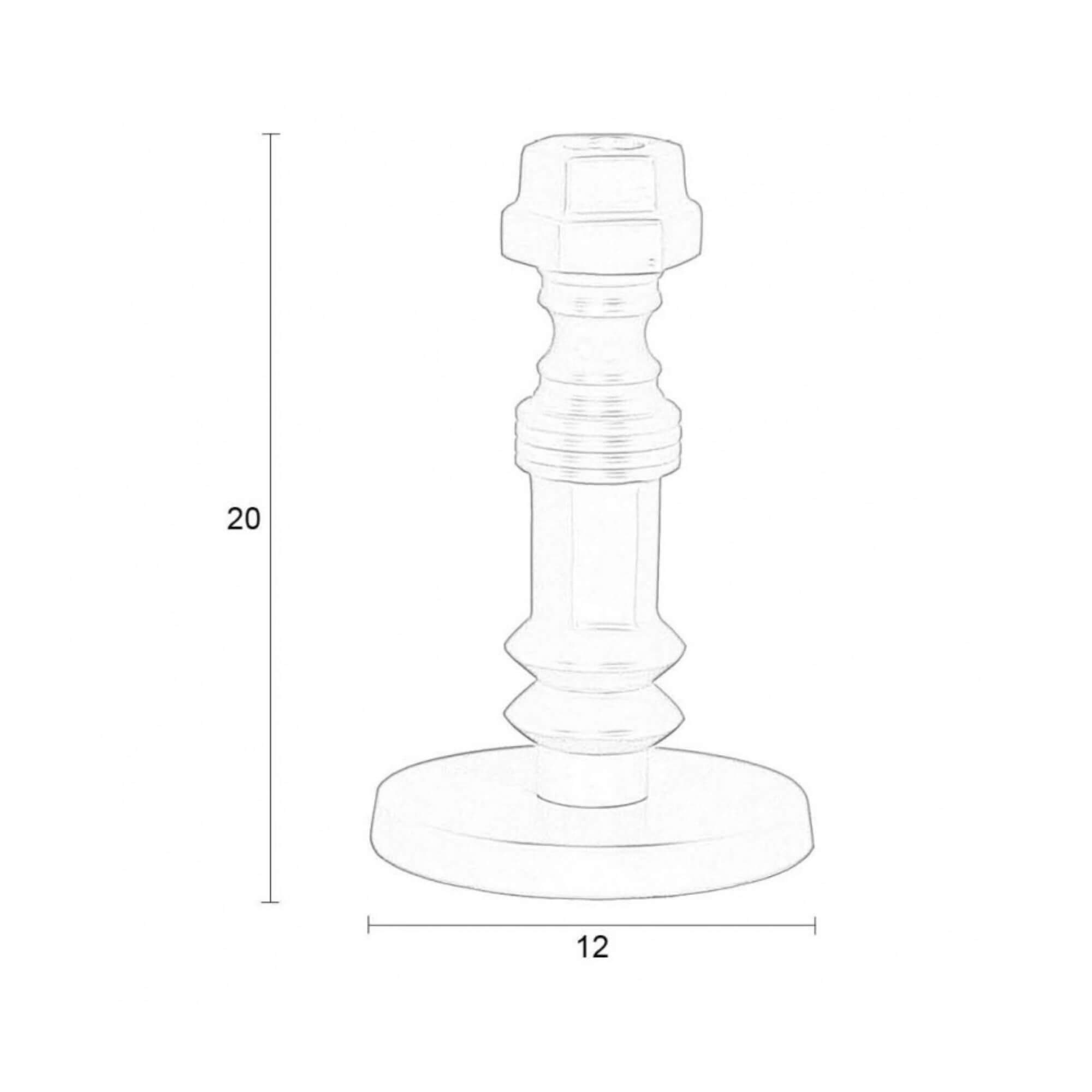 bougeoir totem - terra - s 3 bougeoir totem - terra - s – image 3