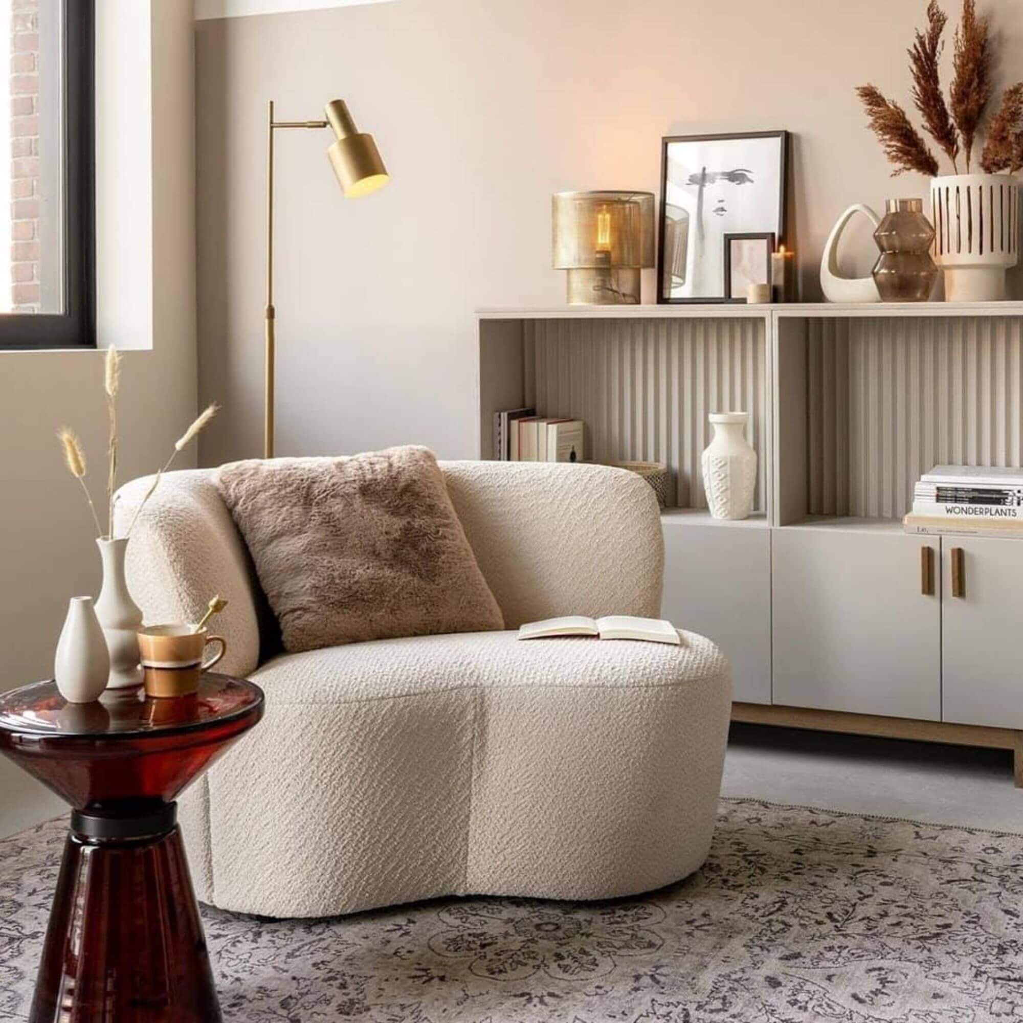 petit canapé stone - angle droit - l 112 x p 80 cm 2 petit canapé stone - angle droit - l 112 x p 80 cm – image 2