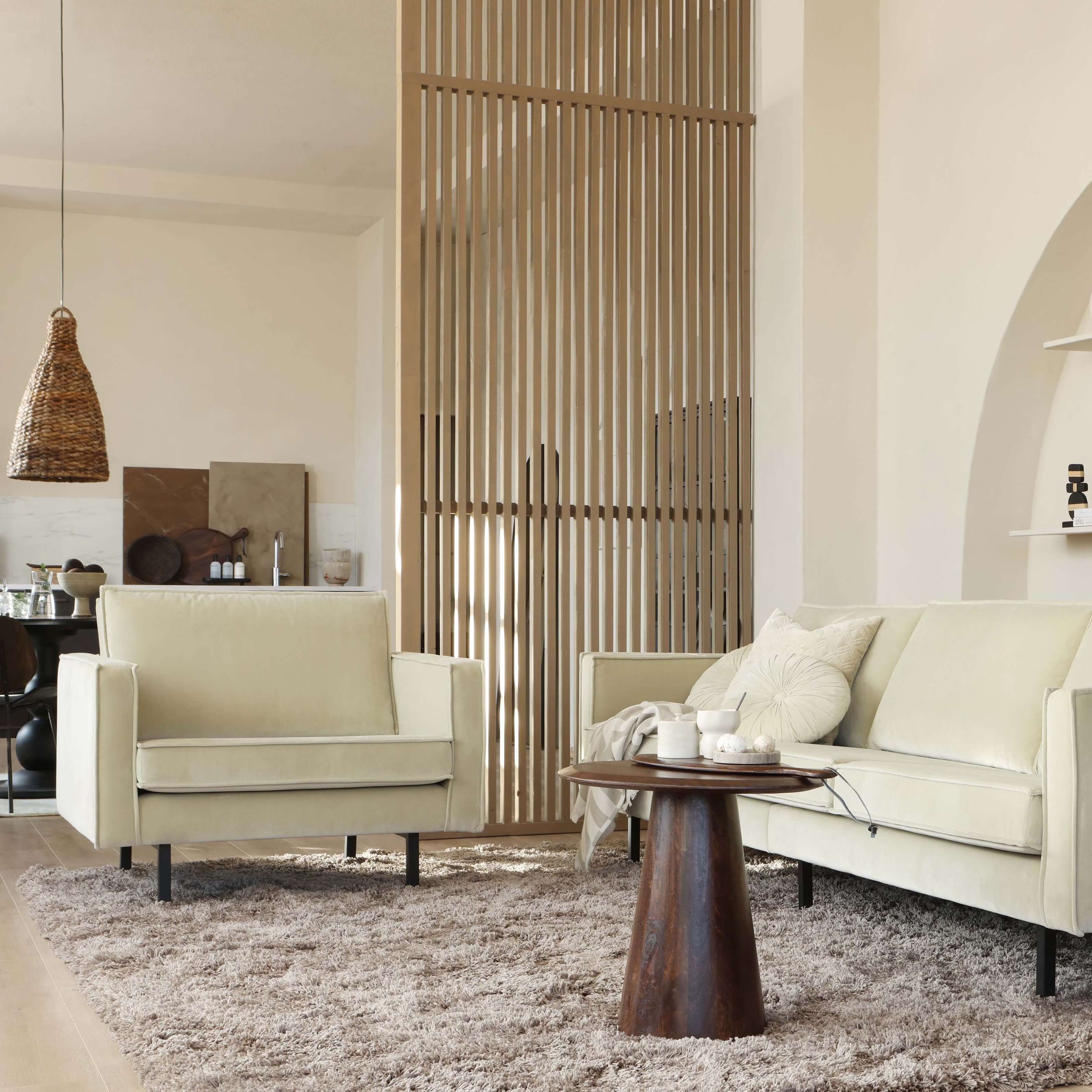 table d'appoint posture - ø 60 x h 52 cm - noyer 5 table d'appoint posture - ø 60 x h 52 cm - noyer – image 5