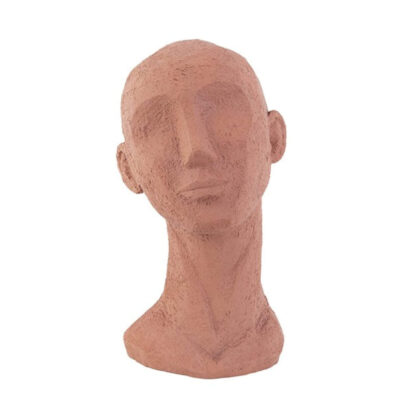 statue face art - terracota - l