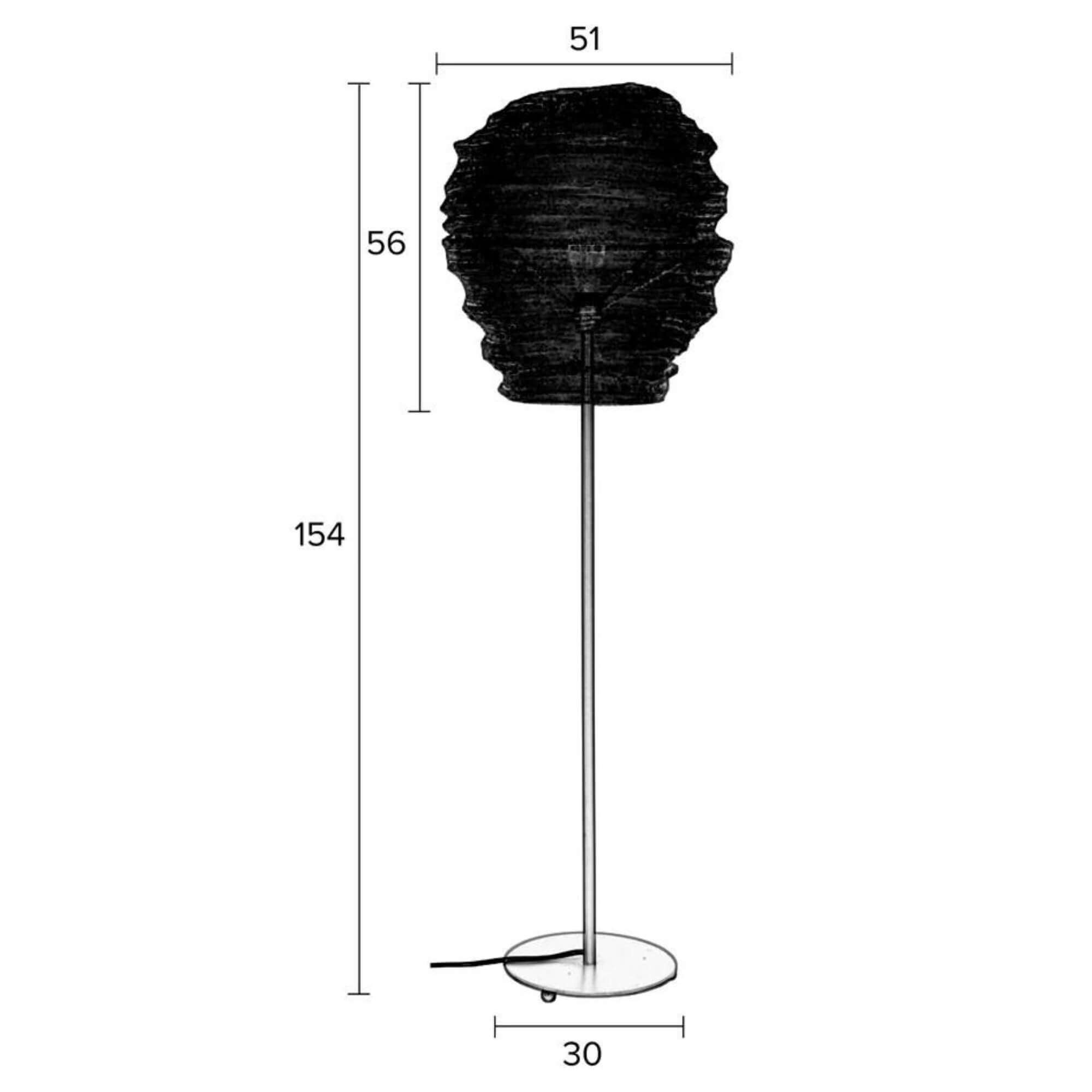 lampadaire lena - noir 7 lampadaire lena - noir – image 7