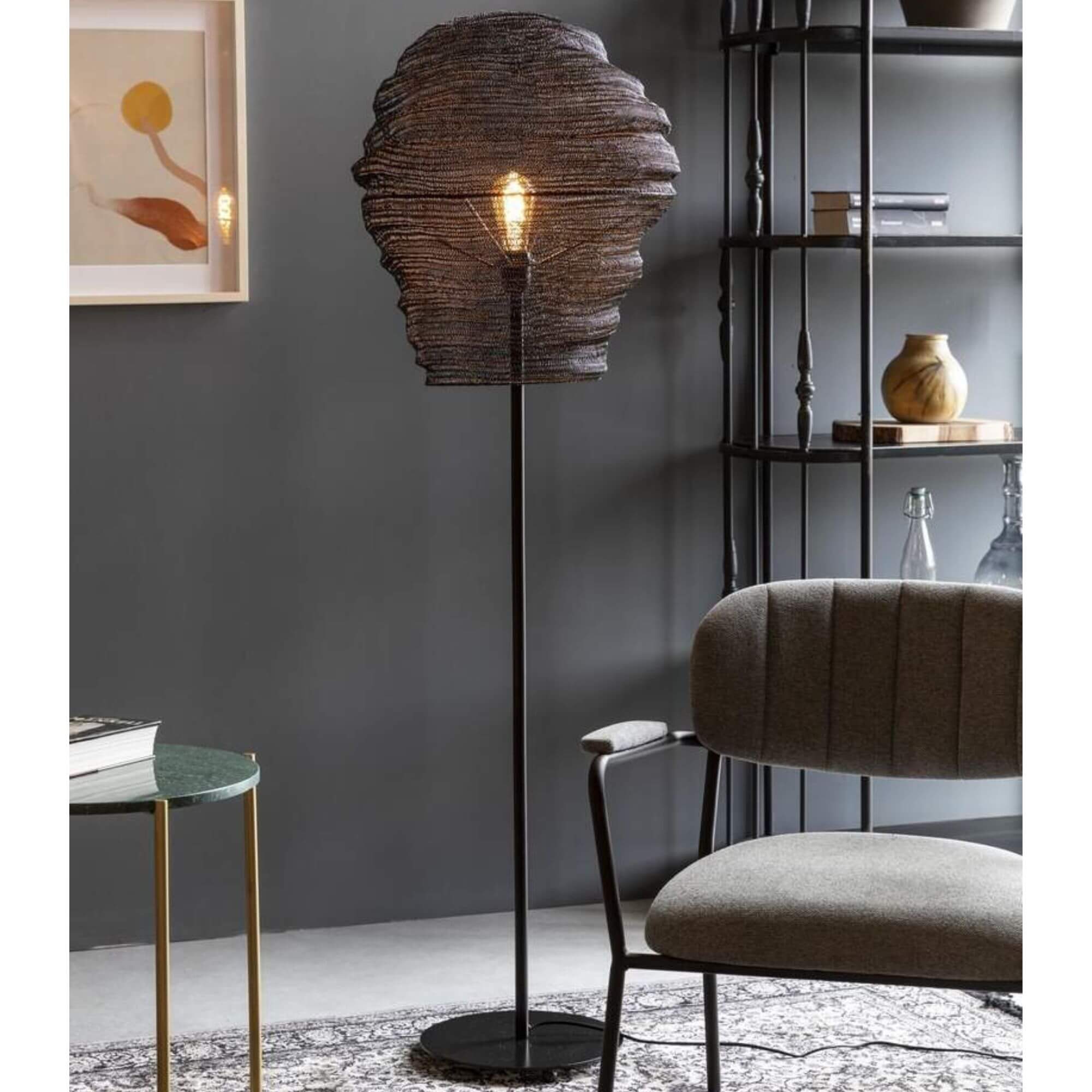 lampadaire lena - noir 3 lampadaire lena - noir – image 3