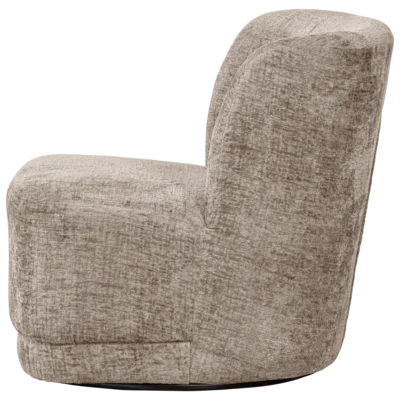 Fauteuil Lounge Atty - Pivotant - Taupe