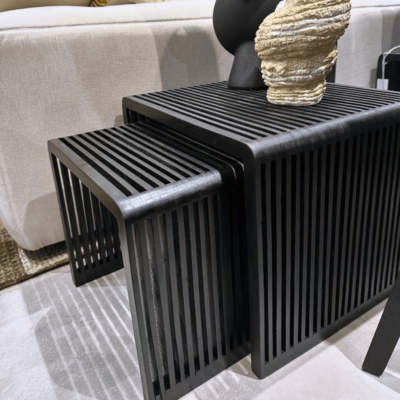 Set de 2 Tables d'Appoint Willa - Teck