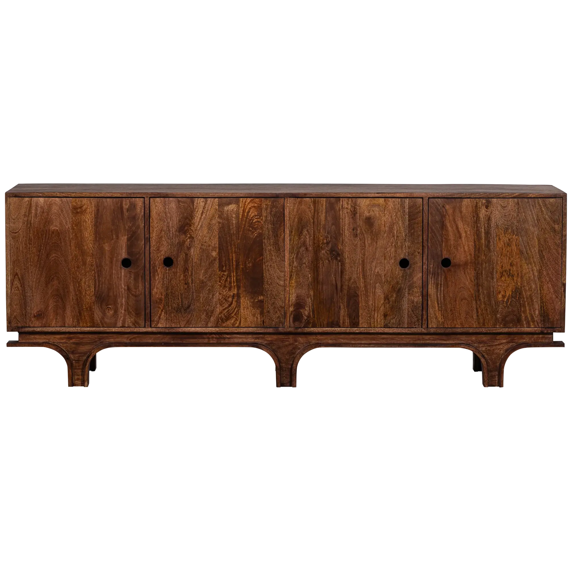 buffet staes - l 200 x h 70 cm - bois de manguier 11 buffet staes - l 200 x h 70 cm - bois de manguier – image 11